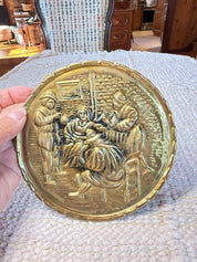 Brass Round Wall Pocket