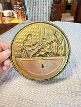 Brass Round Wall Pocket