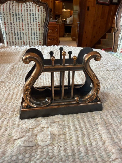 Bronze-Toned Desk Organizer