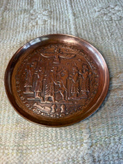 Embossed Copper Decorative Plate