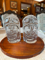ICE FLOE AVIATOR BOOKENDS