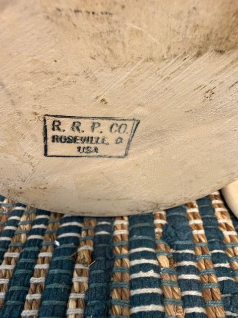 Striped Stoneware Bean Pot