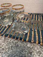 Clear Glass Lowball Tumblers