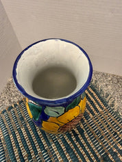 Hand Painted Mexican Vase