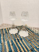 Oneida Celeste Crystal Candlestick Holders