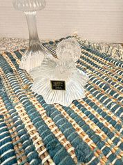 Oneida Celeste Crystal Candlestick Holders