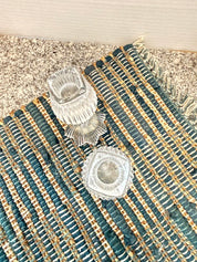 Oneida Celeste Crystal Candlestick Holders