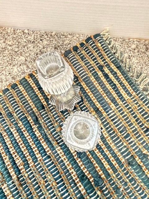 Oneida Celeste Crystal Candlestick Holders