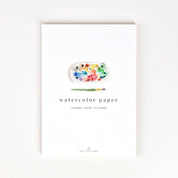 Notepad with 12 Sheets of Heavy Watercolor Paper | 8.5" x 11"