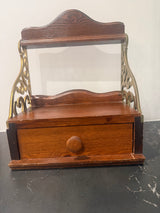 VTG wall mounted shelf with drawer