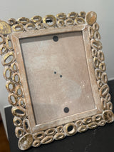 Carved White and Gold Frame