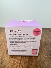 Musee Birthday Cake Boxed Bath Balm