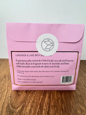 Lavender & Lime Mini Bath Salt Soak