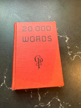 VTG 20k Words Book, Red