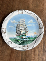 Vintage Clipper Ship Plate