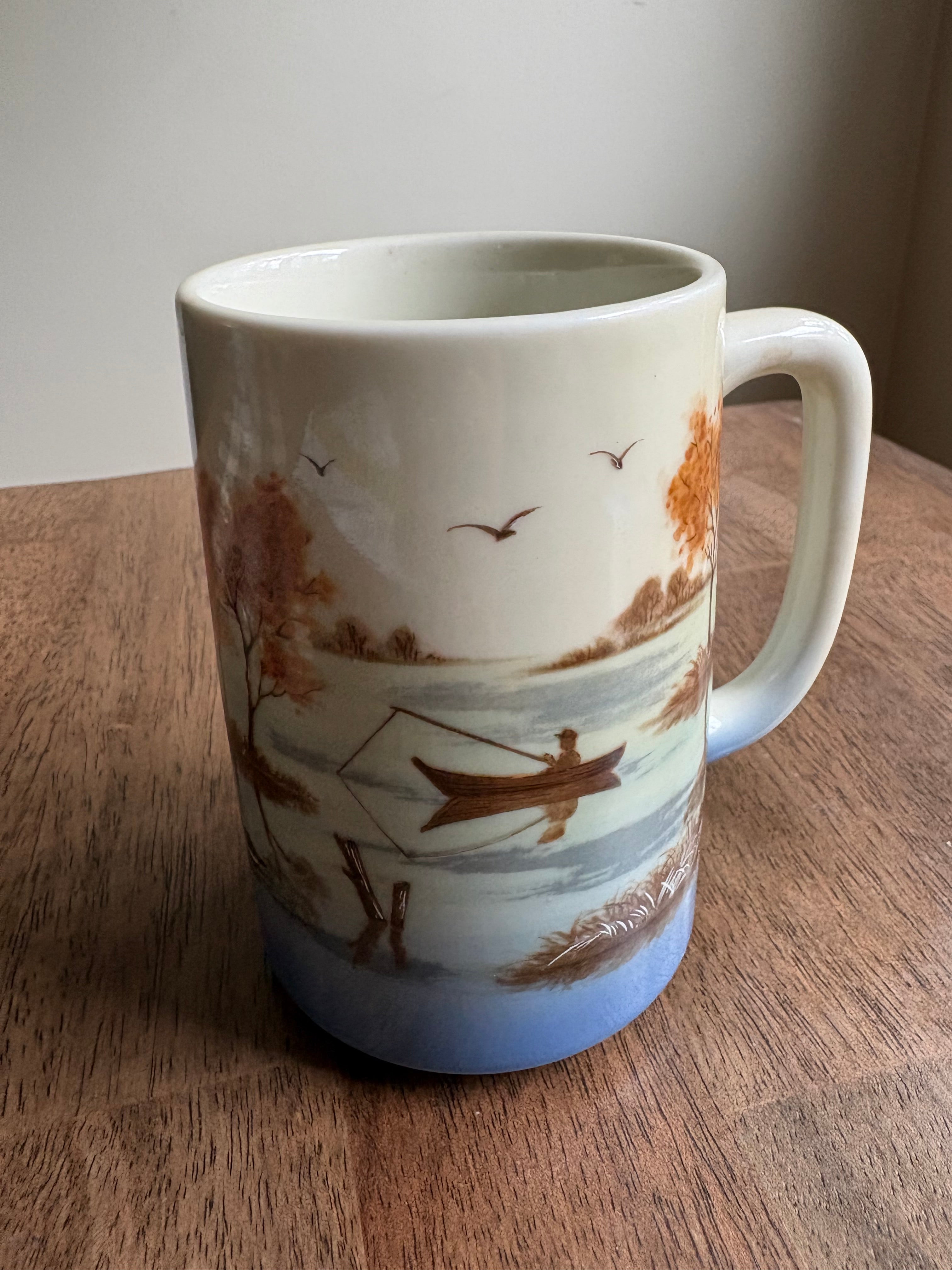 Otagiri 1970's Fishing Mug