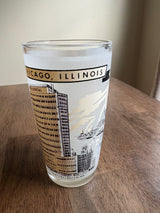 Vintage Chicago Souvenir Glass