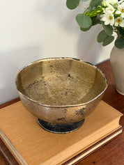 Antique Homan Hammered Silverplate Bowl - (0291)