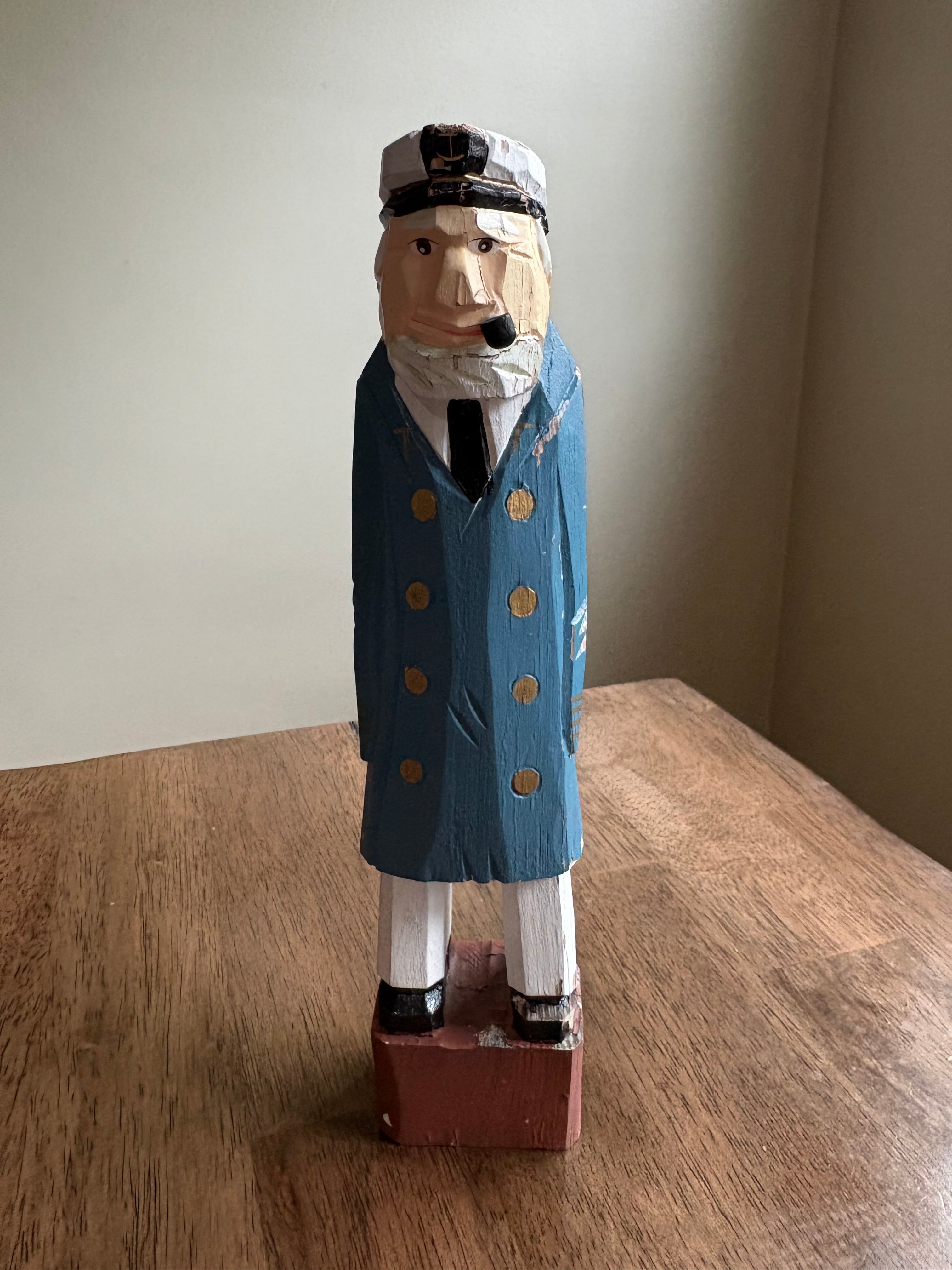 Old Salty Wood Statue