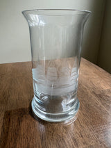 Clipper Ship Etched Glass