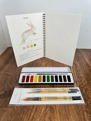 Animals Watercolor Workbook