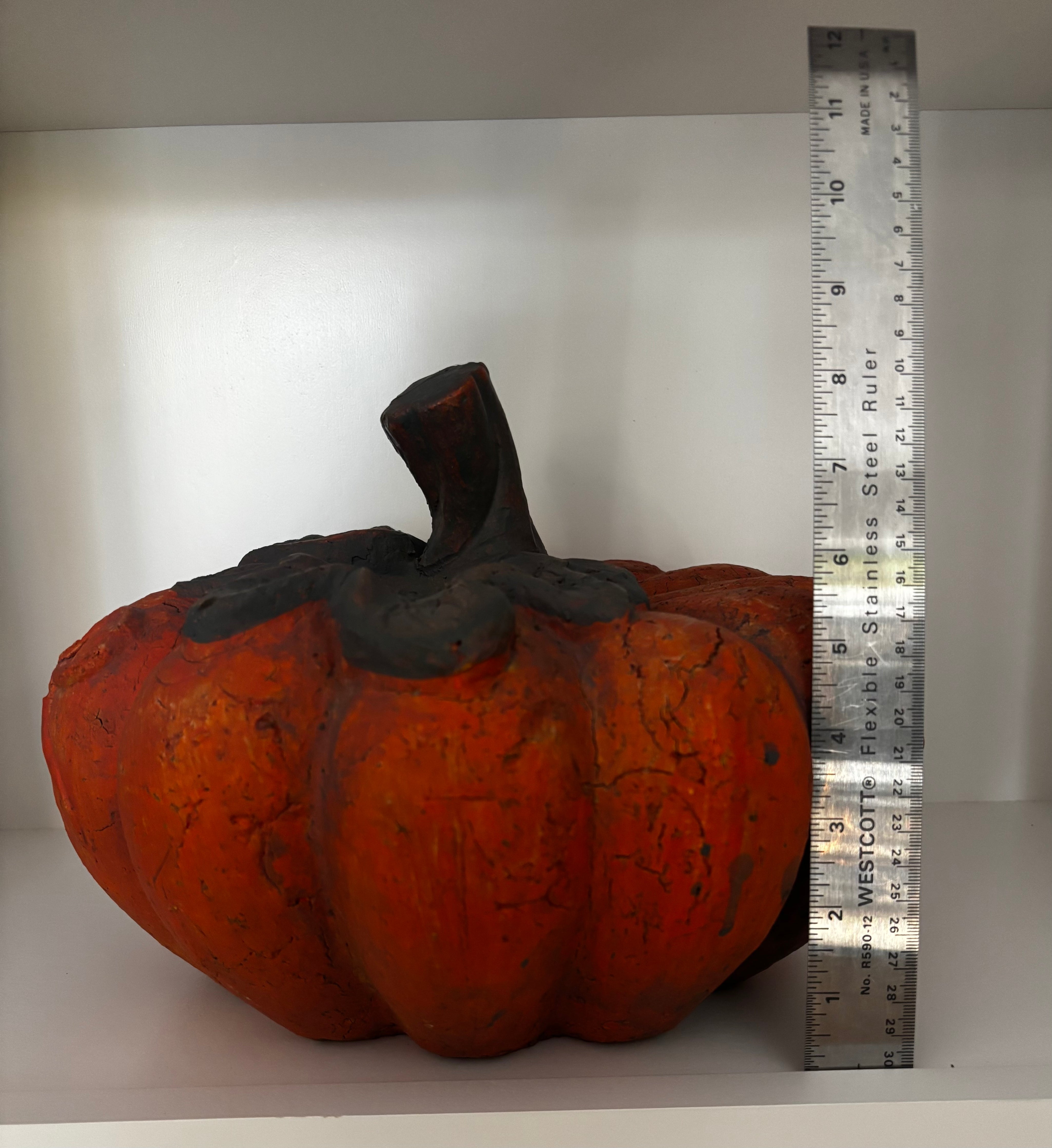 stone decorative pumpkin
