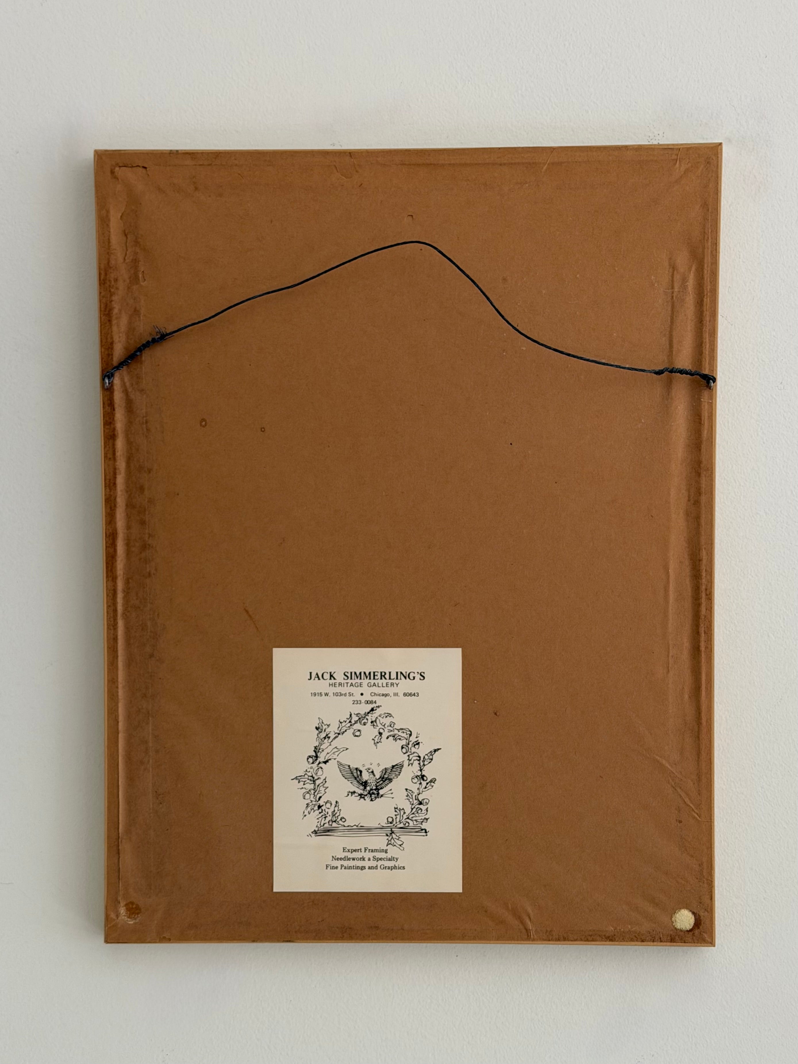 Vintage Original Signed Figure Study - (0222)