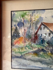 Esther Powers Miller Original Watercolor