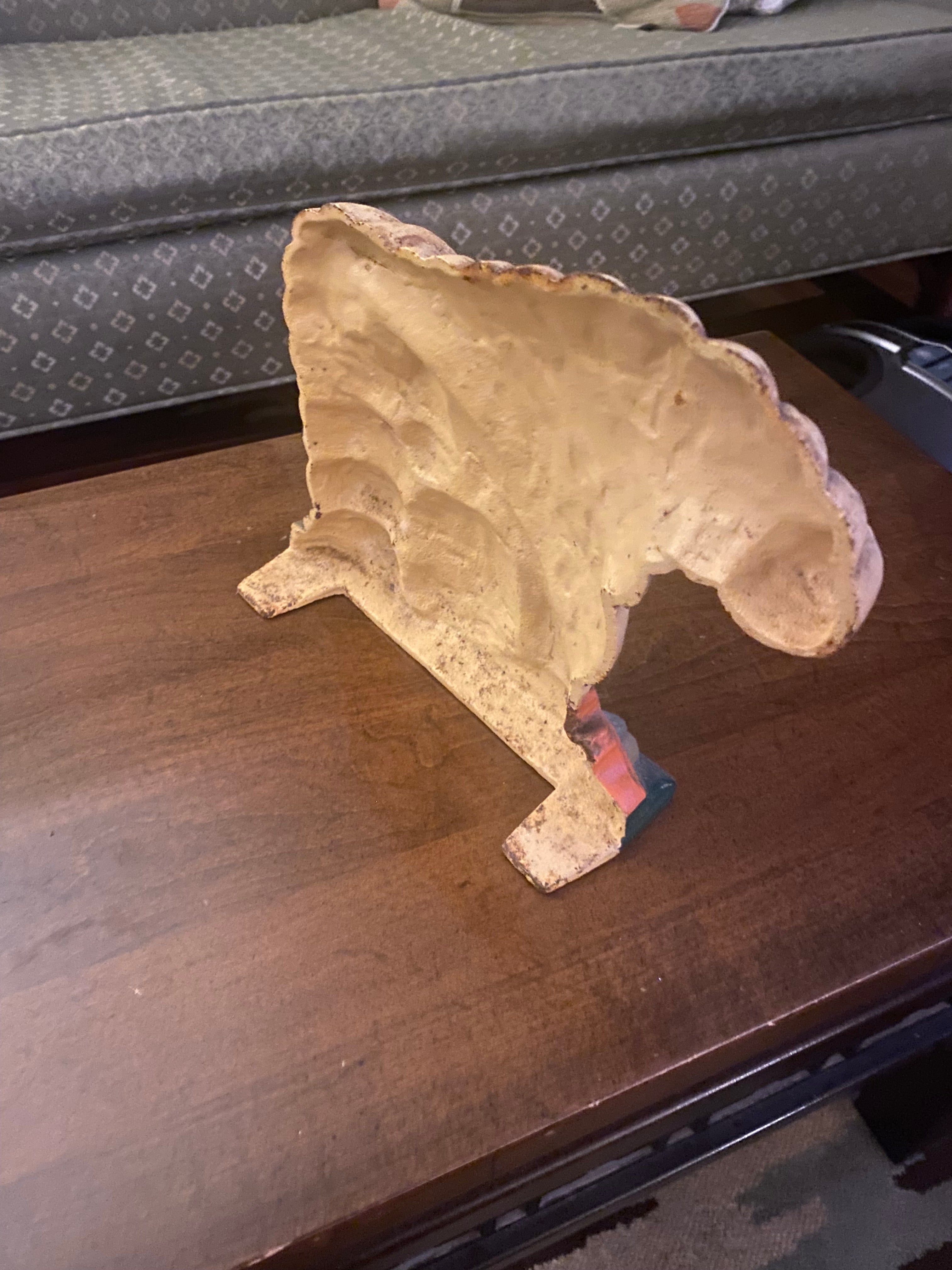 Cast Iron Cornucopia Door Stop