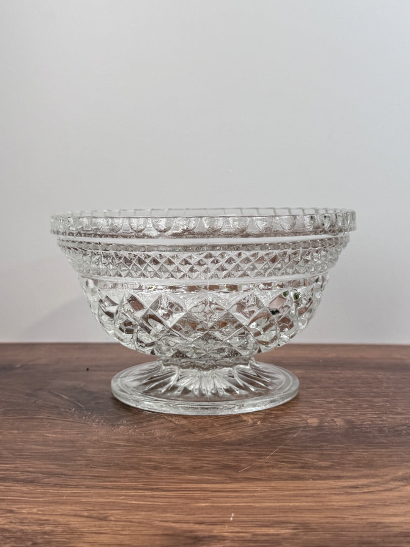 7” Wide Crystal Candy Dish