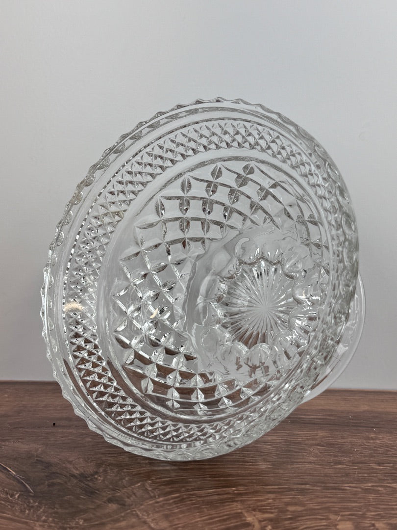 7” Wide Crystal Candy Dish