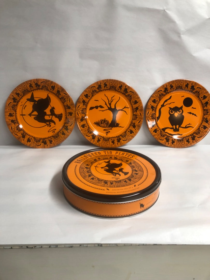 Set(3) RH Tin plates in Tin