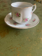 Vtg Tea Cup & Saucer-Extra Touch by FTD-Japan