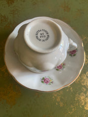 Vtg Tea Cup & Saucer-Extra Touch by FTD-Japan