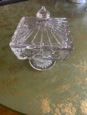 EAPG Westmoreland No. 500 Bridal Rosettes Candy Dish with Lid