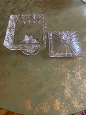 EAPG Westmoreland No. 500 Bridal Rosettes Candy Dish with Lid