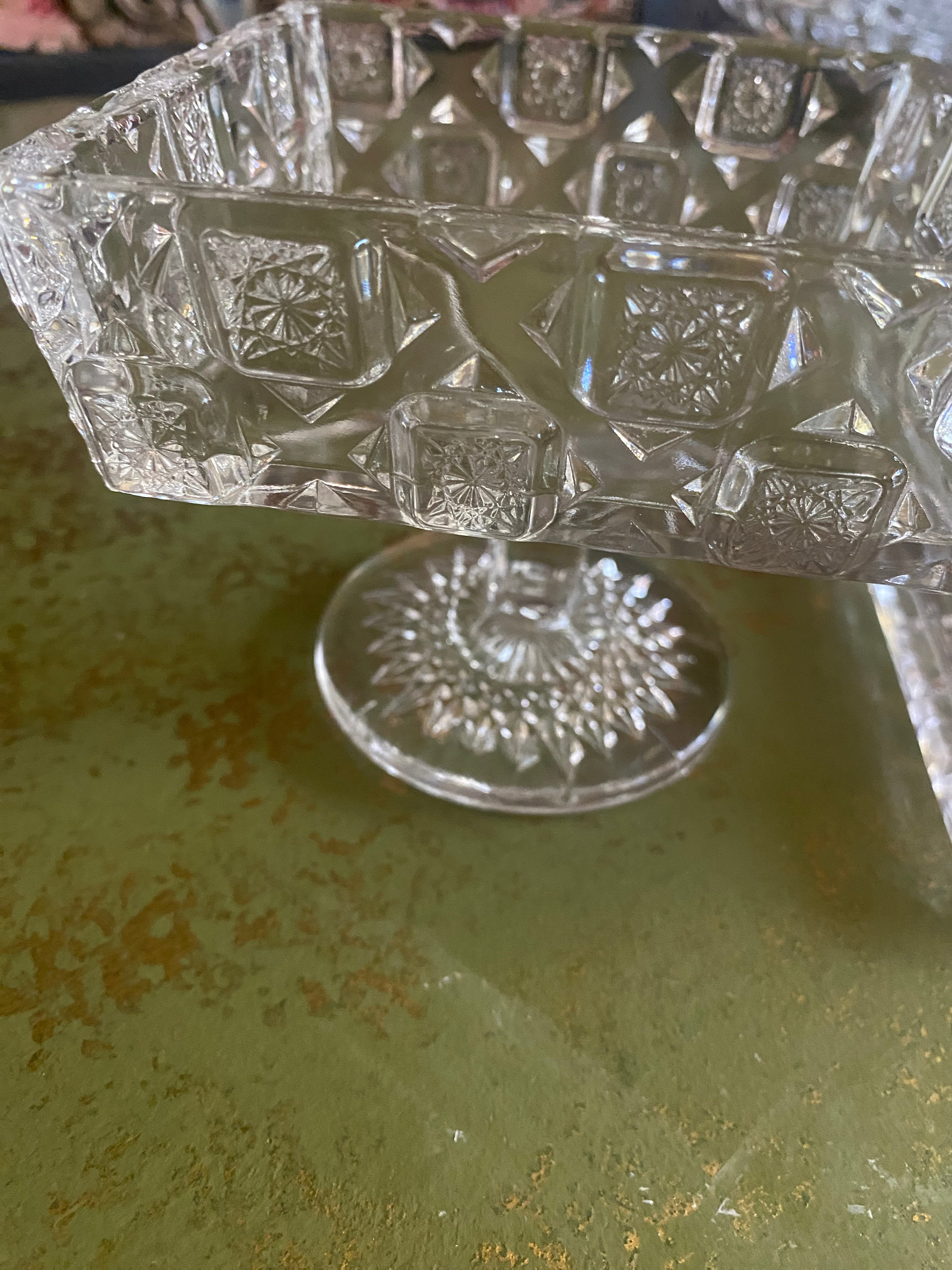EAPG Westmoreland No. 500 Bridal Rosettes Candy Dish with Lid