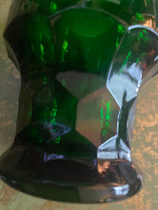 Vtg Emerald Green  Honeycomb Tumblers(2)-Set of 4