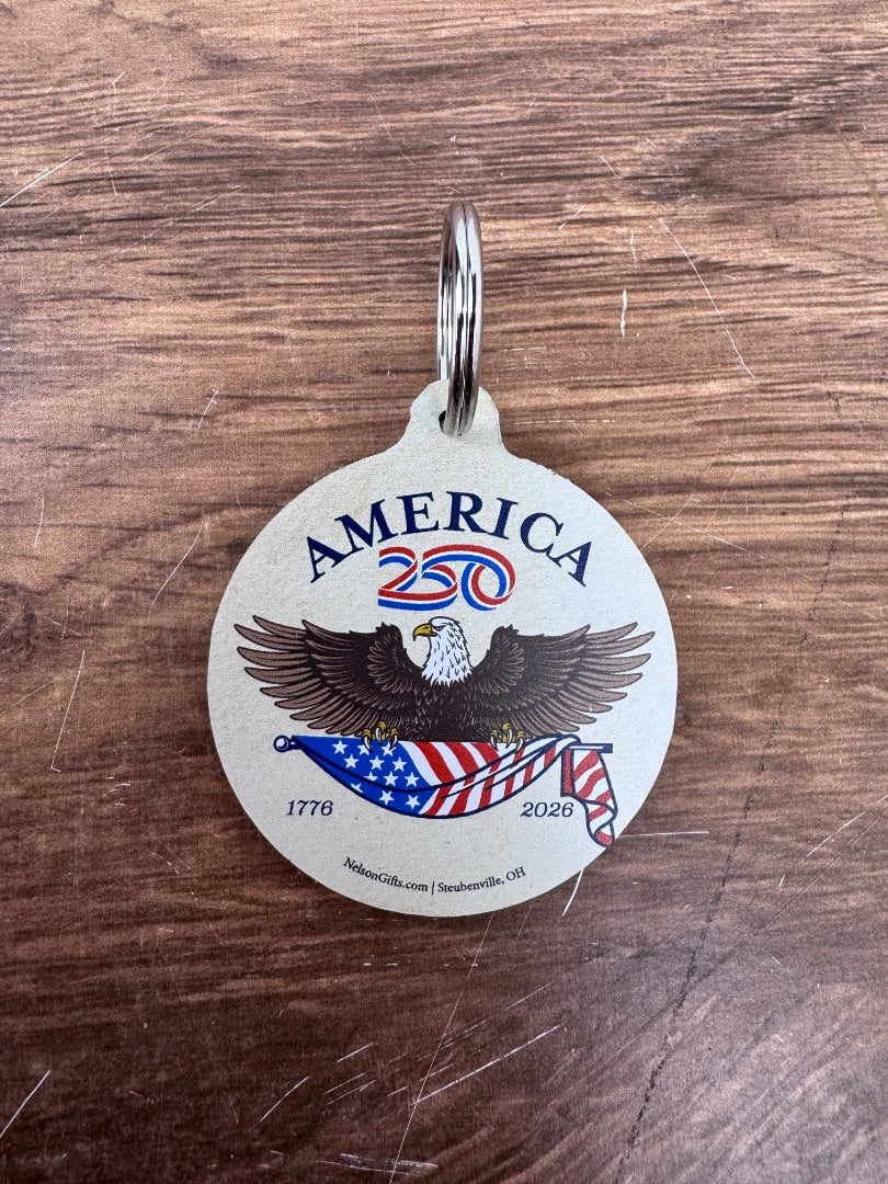 Vintage Car | America 250 Key Chain