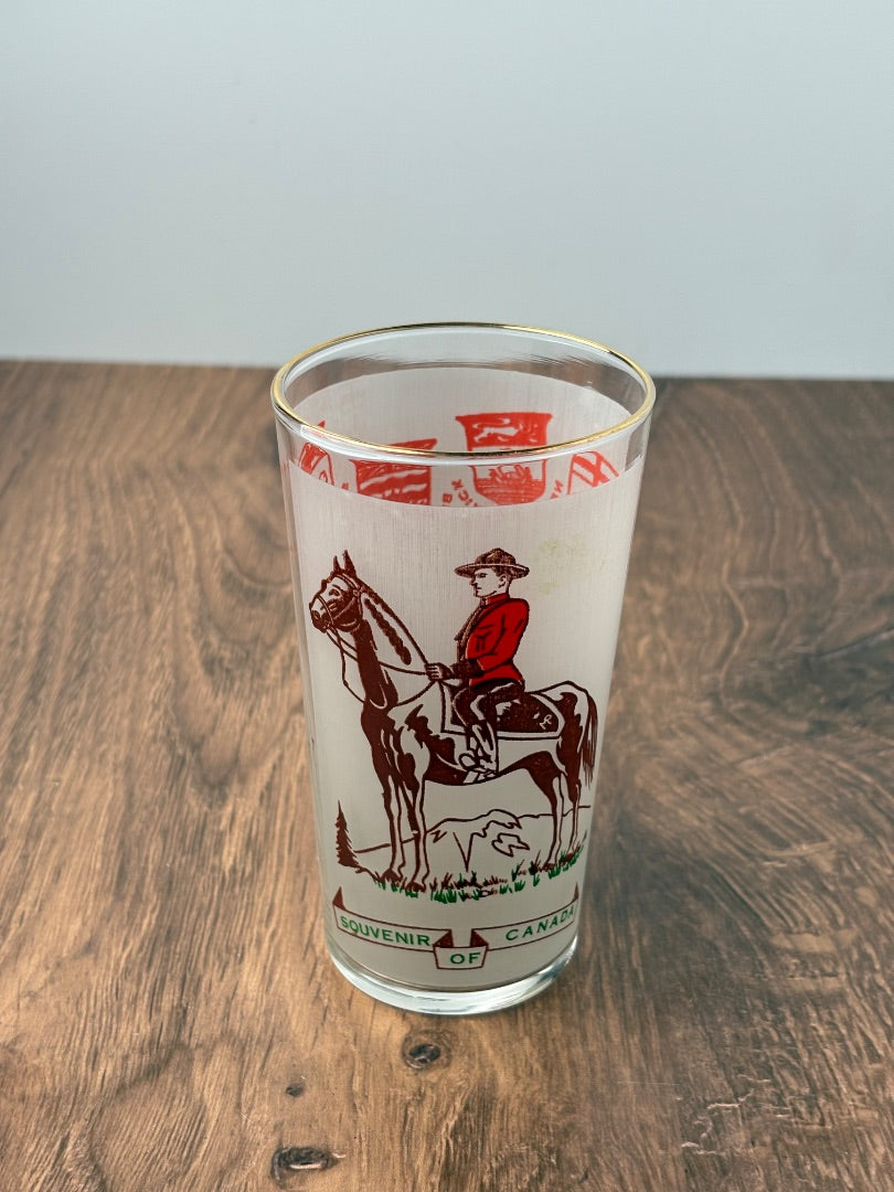 Souvenir of Canada Glass