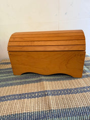 WOODEN BOX W/ROUNDED TOP