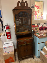 Antique Victorian Secretary Desk 69"T x 20"W x 15"D