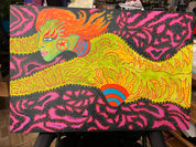 Richard Cronborg "Flying" Acrylic Painting On Canvas (2006) 24 x 36