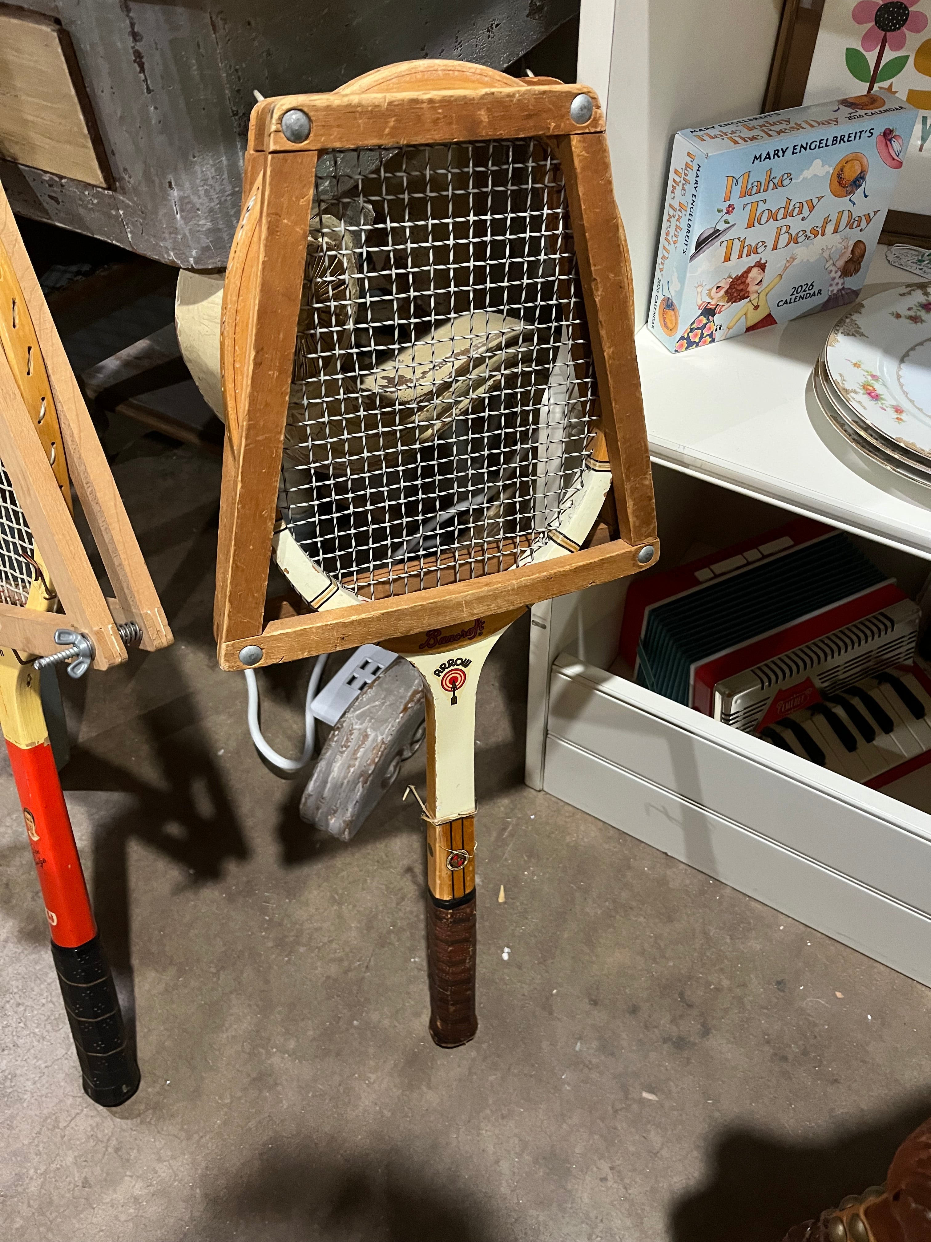 Vtg Tennis Wood Racket