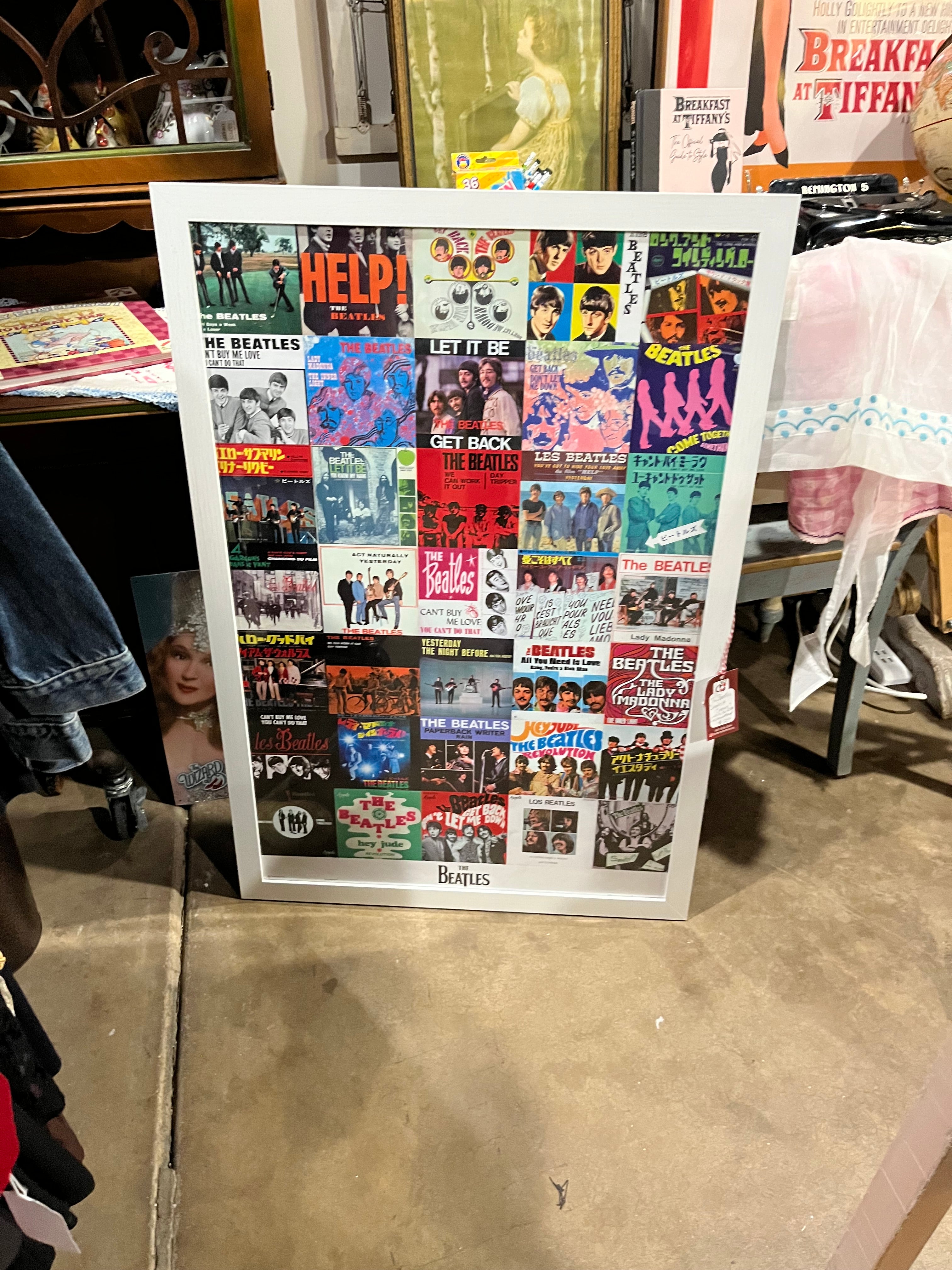 Beatles Intl Covers/Singles Poster Art Framed