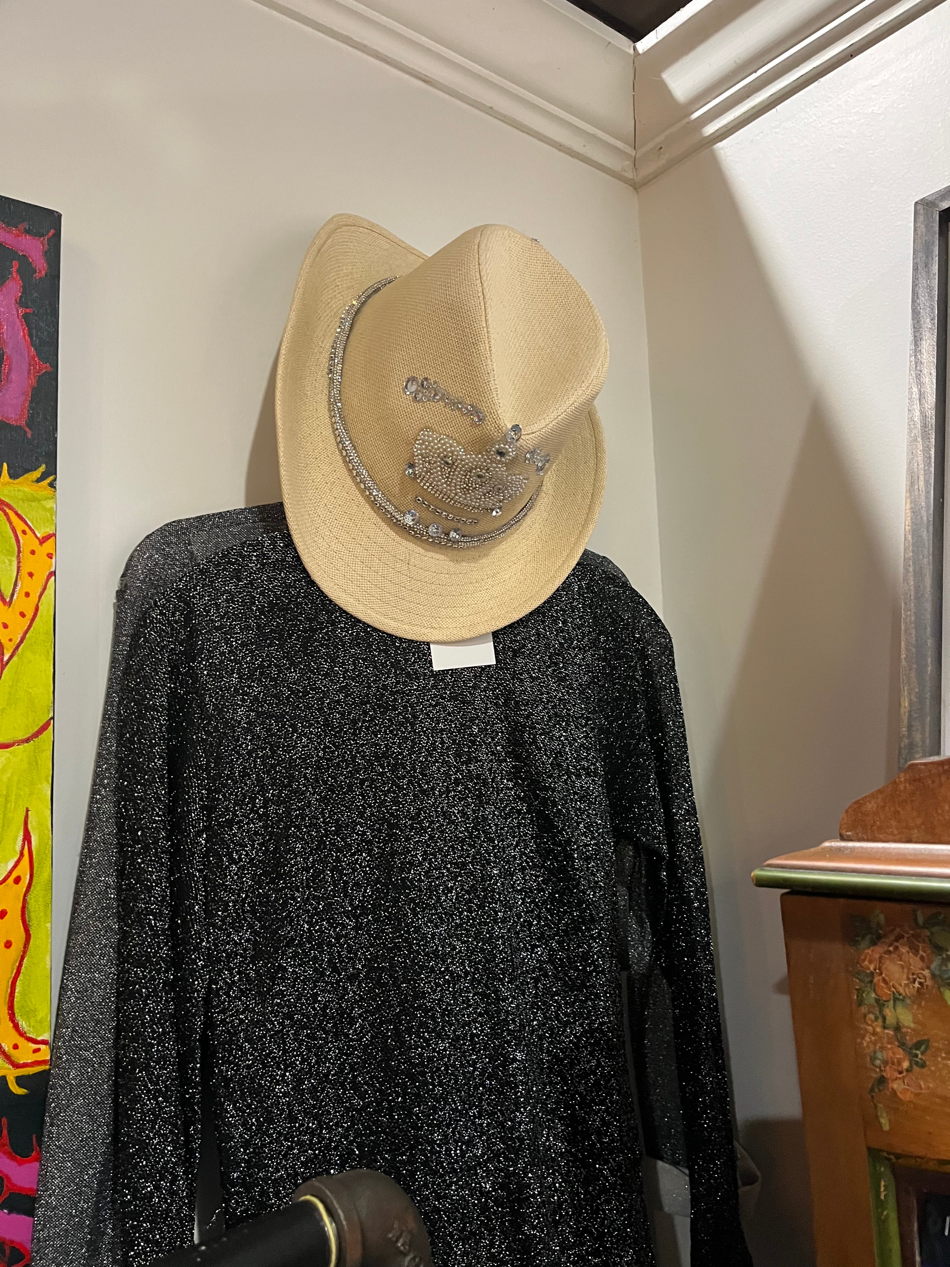 Cowgirl Hat by Finer Designs by Michele-New