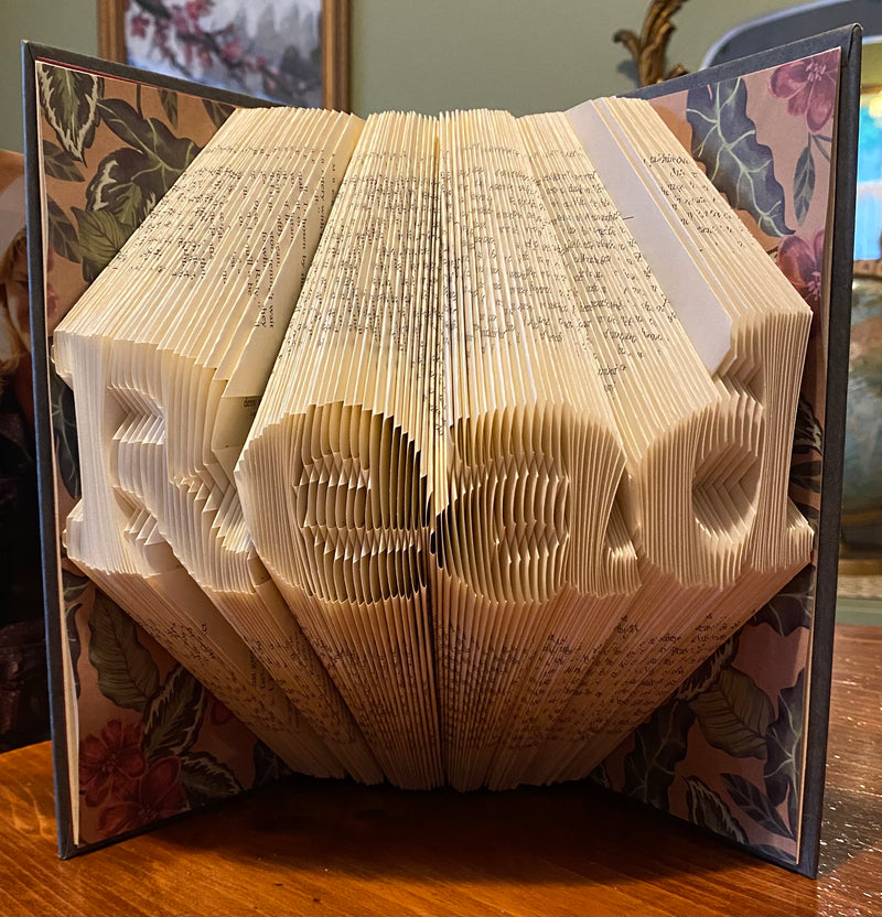 Folded Book - Read w/Leaf cover sheet by 826 - MoEx Upcycling