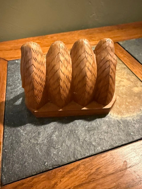 WISE MONKEY WOODEN FIGURINE