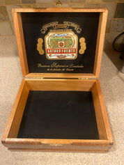 Wooden Cigar Box-Storage Box-Don Carlos