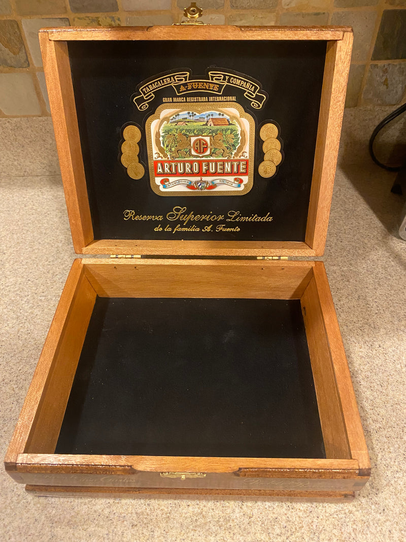 Wooden Cigar Box-Storage Box-Don Carlos — alternate view